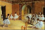 Edgar Degas Dance Foyer at the Opera Sweden oil painting reproduction